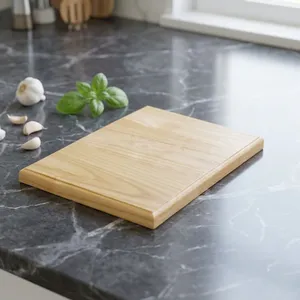 <b>Wooden</b> Chopping Board Rectangle Anti Slip Natural Finish Kitchen Cutting <b>Block</b> - Product Image 3