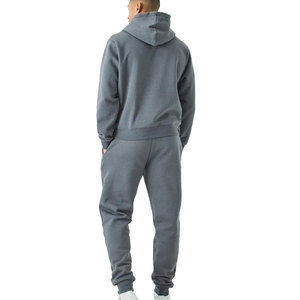 Mens Cotton Tracksuit Outfit <b>Athletic</b> Hoodie and Jogger Pants Casual Fitness Daily Sportswear Wear - Product Image 2