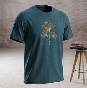 Camiseta de Mujer con Estampado Gráfico de Moda Parisina, Cuello Redondo, Manga Corta, Talla Grande, Verano, Holgada, de Algodón y Poliéster, Venta al Por Mayor de Fábrica - Product Image 1