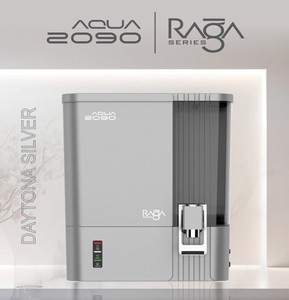 Aqua 2090 Raga ชุดเครื่องกรองน้ำ Daytona สีเงิน RO 10L ABS เกรดอาหารสำหรับจัดเก็บติดผนังตัวกรองไฟ LED - Product Image 1