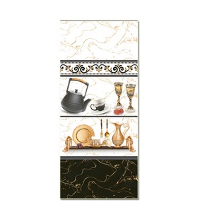 Carreaux muraux en céramique au design moderne 300x600mm 30x60cm 600x300mm Carreaux de revêtement en bois Panneaux Derniers carreaux de sol GVT PGVT - Product Image 3