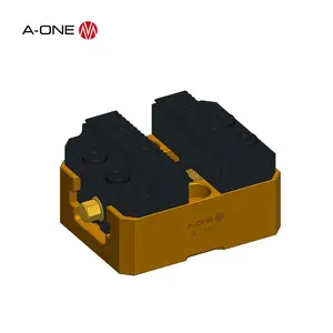 A-ONE 5th axis workhold mini Penengahan mandiri vise untuk penggilingan CNC 3A-110222