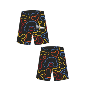 Pantalones Cortos de Playa para Hombre Ferocious Clothing, Estampado Geométrico, Sublimación, Cintura Elástica, Casuales, Tallas Grandes, Venta al Por Mayor - Product Image 1