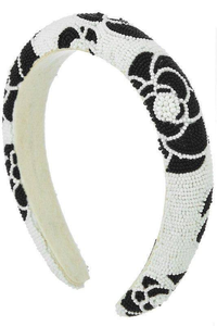 Diadema Bordada a Mano, Diadema Elástica con Bordado Étnico, Cinta para el Cabello con Bordado Vintage - Product Image 6