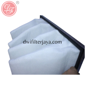 Filtre à poche en fibre synthétique de qualité moyenne pour salle blanche, neuf, pour climatiseur AHU de construction - Product Image 2