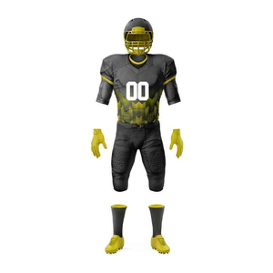 Uniforme de football américain imprimé respirant 100 % polyester à manches courtes, haute qualité, prix bas 2026 - Product Image 3