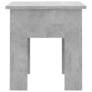 Table basse en bois d'ingénierie gris béton, de taille moyenne et durable - Product Image 5