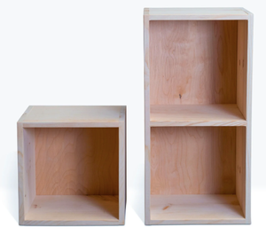 ชั้นวางของไม้แบบโมดูลาร์ (สามารถวางซ้อนกันได้ / ไม่ต้องใช้เครื่องมือ) - Product Image 5