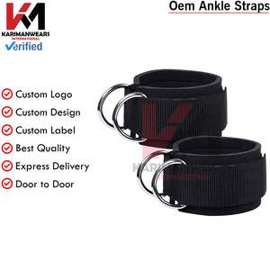 Professional Ankle Strap Gym <b>Cable</b> <b>Attachment</b> Leg Workout Glute Training Wholesale - Product Image 2