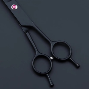 Tijeras de Peluquería Profesionales de Acero Inoxidable 6CR13, Hoja Afilada de 28 Dientes, Mango Largo y Duradero, No Plegables - Product Image 4
