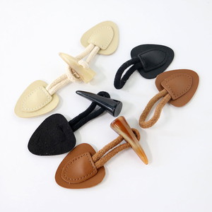 Botones de Cuero Sintético con Aspecto de Cuerno para Coser, Botones de Imitación de Cuerno para Abrigos y Manualidades - Product Image 4