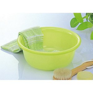 Paletta da bagno a foglia verde Inomata per vasche da bagno - Product Image 1