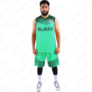 Blaze Fight Wear baloncesto UniformOEM alta calidad personalizado Bsci verano baloncesto pantalones cortos Unisex adulto baloncesto Jersey - Product Image 1