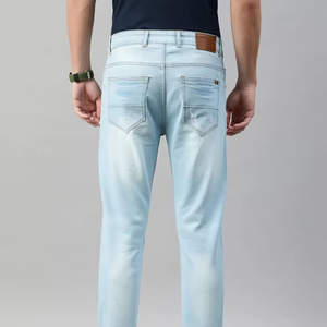 Bulk Quantity New Stylish Fashionable <b>Men</b> Casual Denim <b>Jeans</b> Premium Quality Acid Wash Distressed Ripped 100% Cotton Lightweight - Product Image 5