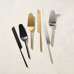 Simple Designer Stainless Steel <b>Cake</b> <b>Server</b> Gold Dessert Spatula Tool for Housewarming Wedding Festive Gift Use - Product Image 3