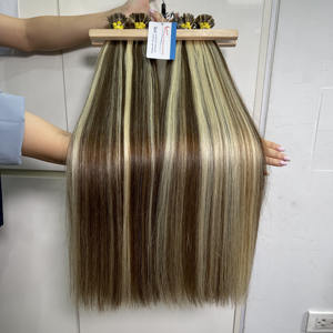 Punta de queratina de punta plana de alta calidad Cabello humano Sin desprendimiento Sin enredos Precio completo Sin desprendimiento Sin enredos - Product Image 4