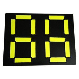 Marcador Manual de Plástico para Deportes, con Pantalla Digital Amarilla, para Voleibol, Baloncesto, Tenis de Mesa - Product Image 1