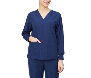 OEM Long Sleeve Custom Logo Label Dental Clinic Uniform Medical <b>Scrub</b> <b>Nurse</b> Hospital Uniform Nursing <b>Scrubs</b> Uniforms Top Pant - Product Image 3