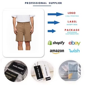 Personalized Custom Logo Men French Terry Fleece 100% Cotton <b>Shorts</b> Gym Workout Baggy Casual Essentials Custom <b>Shorts</b> for Men - Product Image 4