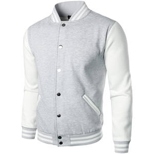 Vestes pour hommes personnalisées 2025, tailles plus grandes, vestes de baseball varsity, vestes à lettres, avec manches personnalisées, veste en coton pour hommes - Product Image 2