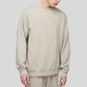 Sweat-shirt à col rond pour homme, haute qualité, OEM, 100% coton, doublure polaire coupe-vent, 420 g/m², sweat-shirt imprimé DIY - Product Image 5