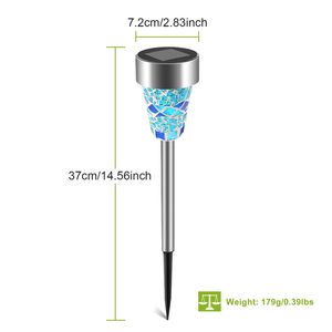 Paquete de 6 Lámparas Solares para Camino, Resistentes al Agua IP44, Lámparas de Jardín de 8 Horas de Duración, Lámparas Solares de Alta Calidad para Patio y Entrada de Vehículos - Product Image 5