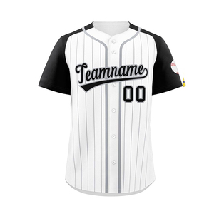Maillots de sport en polyester respirant avec logo personnalisé, boutonnés, taille adulte, uniformes de baseball - Product Image 6