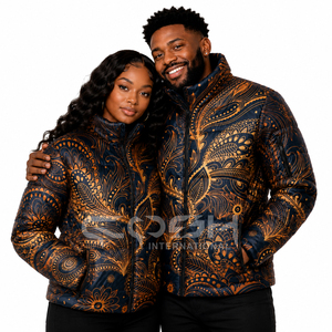 Cosh International High Quality Training <b>Jacket</b> Quilted Polyester Construction Custom Sublimated <b>Camo</b> Winter Outerwear - Product Image 1