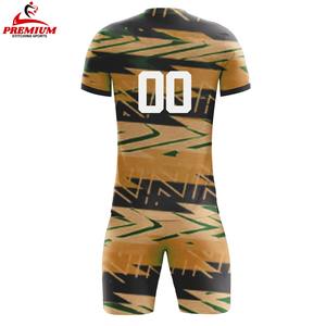 เสื้อฟุตบอลแขนสั้นโพลีเอสเตอร์แบบซับลิเมชั่น ราคาส่ง รับผลิตแบบ OEM/ODM ออกแบบเองได้ พร้อมสกรีนโลโก้ - Product Image 6