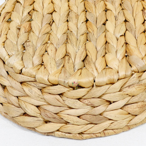 Hot Sales Natural Water Hyacinth Storage Basket Desk Organizer No Handles - Product Image 5