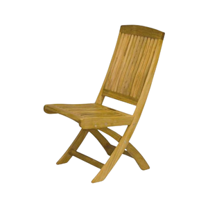 Chaise pliante en bois à dossier à lattes, design moderne rustique, mobilier de salle à manger, pliable, utilisation intérieure et extérieure - Product Image 4