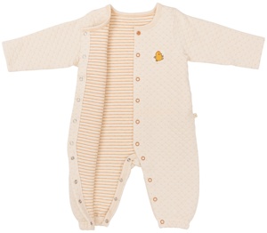 Mono de Bebé de Manga Corta de Algodón 100% Orgánico con Certificación OEKO Tex, Traje de Dormir Acolchado de Verano Unisex para Niñas y Niños - Product Image 2
