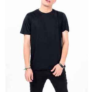 Men's Customized Color Short Sleeve O-Neck Loose Fit Casual T-<b>Shirt</b> <b>100</b>% <b>Polyester</b> Woven 180g Quick Dry Breathable Anti-Pilling - Product Image 5