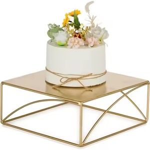 Elegante Soporte para Pastel de Metal Hecho a Mano, Ecológico, Soporte para Exhibición de Postres, Soporte para Cupcakes, Decoración Moderna para Mesa de Boda o Cumpleaños - Product Image 4