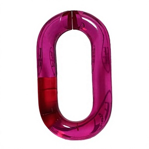 Chaînes en résine époxy transparente artistique de haute qualité, multicolores, taille S, décoration murale DIY, Noël - Product Image 1
