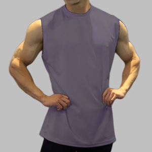 Camisetas de Tirantes Deportivas para Hombre de Color Sólido de Alta Calidad con Logotipo Personalizado, Camisetas de Tirantes Informales Cómodas y Ligeras para Hombre - Product Image 6