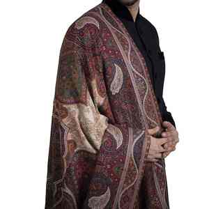 Men Winter Wool <b>Shawl</b> Soft <b>Warm</b> Breathable 300g Solid Traditional Office Formal <b>Wrap</b> - Product Image 3