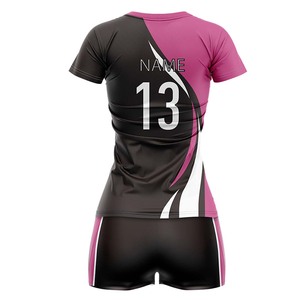 Camiseta de Voleibol Profesional con Nombre y Diseño de Equipo Personalizados, Uniformes Deportivos para Hombres y Mujeres Jóvenes, Uniformes de Voleibol Personalizados - Product Image 3