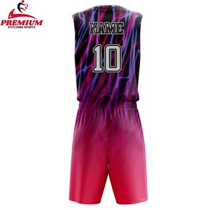 Nuevo Uniforme de Baloncesto de Calidad Superior con Servicio OEM, Transpirable, Antibacterial, Protección UV, Sin Mangas - Product Image 2