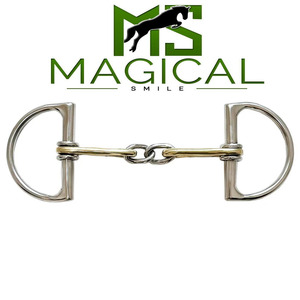 Mors de cheval sur mesure de haute qualité, mors de dressage en forme de goutte d'eau avec anneau en D, en argent allemand et acier inoxydable, toutes tailles en stock - Product Image 3
