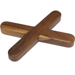 Customized Wood Trivet <b>Mats</b> & Pads Kitchen Hot <b>Plate</b> Protector Modern Design Solid Wood Cooking Pot Stand - Product Image 1