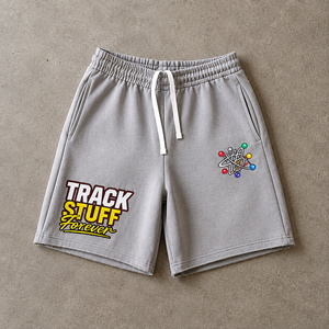 Shorts Cargo Décontractés pour Hommes Track Stuff Forever, Couleur Unie sur le Devant, Taille à Cordon de Serrage, Imprimé, Respirant, Imperméable, Séchage Rapide - Product Image 6