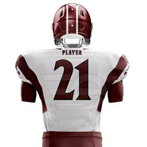 Ensemble d'uniformes de football pour sports d'équipe, tissu flexible à séchage rapide, adapté à l'entraînement et à la compétition, uniforme de football américain - Product Image 5