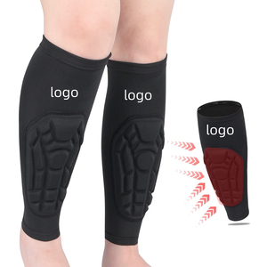 Protège-tibias de football en EVA rembourrés pour enfants et adultes, avec manchons de compression pour mollets, pour le soutien des périostites tibiales au football - Product Image 4