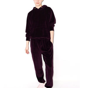 Sweat-shirt à capuche en velours de luxe personnalisé, unisexe, surdimensionné, streetwear, vente en gros, fabricant OEM - Product Image 6