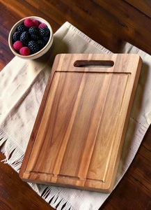 Unicorn Handicrafts - Tabla de Cortar de Madera Natural Premium Hecha a Mano, Tabla de Cortar de Madera de Mango, Ashoka y Sheesham para Cocina y Comedor - Product Image 3