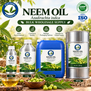 Aceite de Semilla de Neem Puro a Granel 1 KG Prensado en Frío al por Mayor - Aceite de Azadirachta Indica para Productos Cosméticos y Marcas de Cuidado Personal - Product Image 6