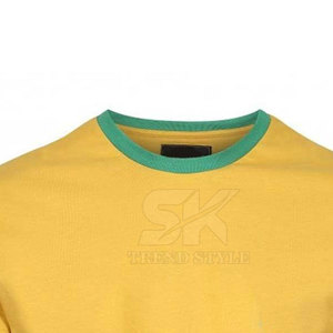 เสื้อยืดสีพื้นแบบริงเกอร์จากปากีสถานโลโก้ตามสั่ง - Product Image 3