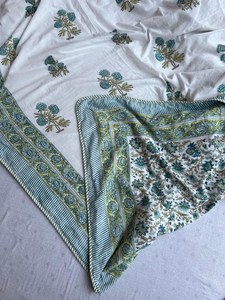 Couverture AC en coton de luxe Boh Creation, imprimée à la main, douce, toutes saisons, faite à la main, 60x90'', pour bébés - Product Image 5