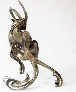 Statue de cheval en métal de qualité supérieure avec structure en acier durable pour aménagement extérieur et décoration intérieure, disponible à la vente - Product Image 4
